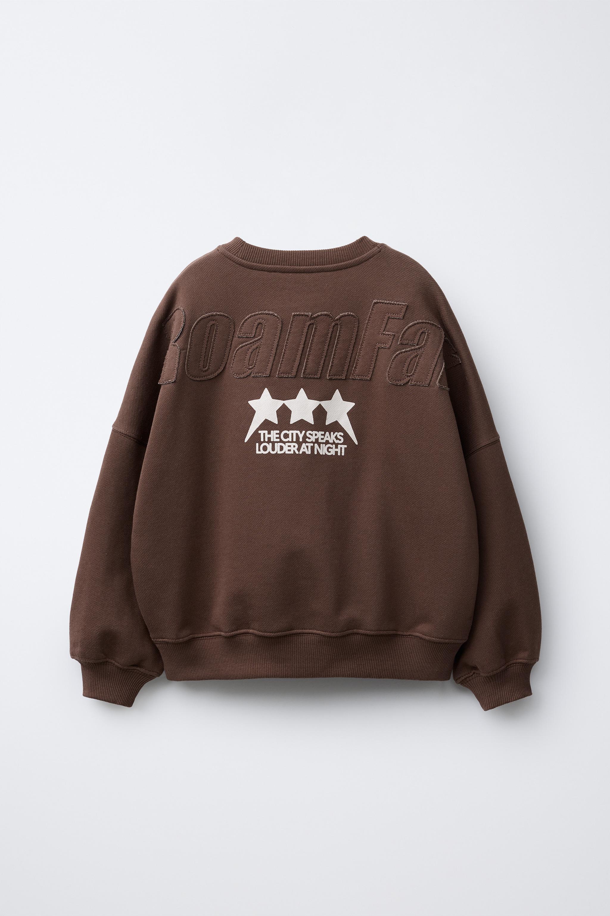 PATCH PRINT SWEATSHIRT